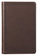 NIV Value Thinline Bible Brown (Black Letter Edition) Premium Imitation Leather