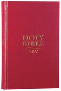 NIV Thinline Bible Burgundy Hardback