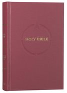 CSB Pew Bible Burgundy (Black Letter Edition) Hardback