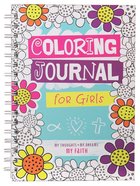 Coloring Journal For Girls Spiral