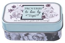 Botanical Tin Cards: Proverbs to Live By Botanical Tin Cards: Proverbs to Live By