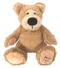 Harley Bear: Jesus Loves Me 22Cm Harley Bear: Jesus Loves Me 22Cm