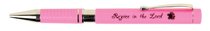 Ballpoint Pen Pink in Metal Box: Rejoice in the Lord Ballpoint Pen Pink in Metal Box: Rejoice in the Lord
