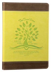 Leather Lux Journal: True Vine, John 15:4 Leather Lux Journal: True Vine, John 15:4