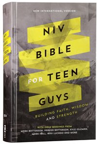 NIV Bible For Teen Guys (Black Letter Edition) NIV Bible For Teen Guys (Black Letter Edition)