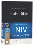 NIV Pew and Worship Bible Blue (Black Letter Edition) Hardback
