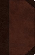 ESV Ultrathin Bible Brown/Walnut Portfolio Design (Black Letter Edition) Imitation Leather