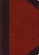 ESV Study Bible Large Print Brown/Cordovan Portfolio Design (Black Letter Edition) Imitation Leather