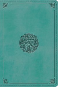 ESV Study Bible Personal Size Turquoise Emblem Design ESV Study Bible Personal Size Turquoise Emblem Design
