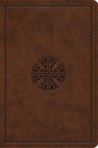ESV Study Bible Personal Size Brown Mosaic Cross Design ESV Study Bible Personal Size Brown Mosaic Cross Design