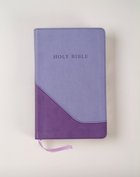 KJV Personal Size Giant Print Reference Bible Violet/ Lilac Red Letter Edition Imitation Leather