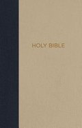 NKJV Thinline Bible Compact Blue/Tan (Red Letter Edition) Hardback