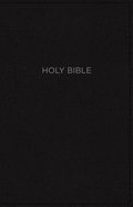 NKJV Thinline Bible Compact Black (Red Letter Edition) Premium Imitation Leather