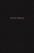 KJV Thinline Indexed Reference Bible Black (Red Letter Edition) Bonded Leather