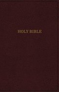 KJV Deluxe Thinline Reference Bible Burgundy (Red Letter Edition) Premium Imitation Leather