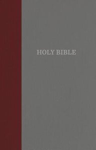 KJV Thinline Reference Bible Burgundy/Gray Red Letter Edition KJV Thinline Reference Bible Burgundy/Gray Red Letter Edition