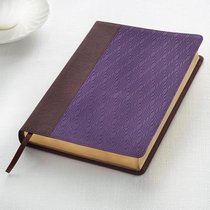 KJV Large Print Thinline Bible Brown Purple Red Letter Edition KJV Large Print Thinline Bible Brown Purple Red Letter Edition