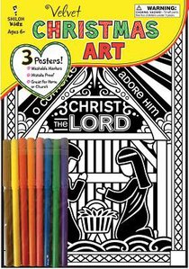 Velvet Christmas Art Poster Set (Incl Pencils) Velvet Christmas Art Poster Set (Incl Pencils)