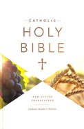 NLT Catholic Holy Bible Reader's Edition (Black Letter Edition) Hardback
