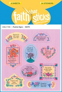 Psalms Signs (6 Sheets, 54 Stickers) (Stickers Faith That Sticks Series) Psalms Signs (6 Sheets, 54 Stickers) (Stickers Faith That Sticks Series)