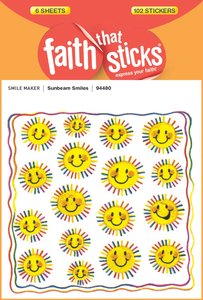 Sunbeam Smiles (6 Sheets, 102 Stickers) (Stickers Faith That Sticks Series) Sunbeam Smiles (6 Sheets, 102 Stickers) (Stickers Faith That Sticks Series)