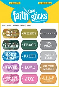 The Lords Army (6 Sheets, 90 Stickers) (Stickers Faith That Sticks Series) The Lords Army (6 Sheets, 90 Stickers) (Stickers Faith That Sticks Series)