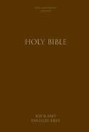 Kjv/Amp Parallel Bible Large Print (Kjv Red Letter, Amp Black Letter) Hardback