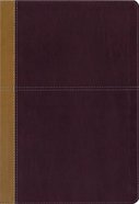 Kjv/Amp Side-By-Side Bible Large Print (Kjv Red Letter, Amp Black Letter) Premium Imitation Leather