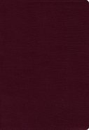 NIV Thinline Bible Large Print Burgundy (Red Letter Edition) Bonded Leather