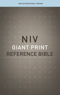 NIV Reference Bible Giant Print (Red Letter Edition) Hardback