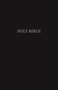 NIV Reference Bible Giant Print Indexed Black (Red Letter Edition) Imitation Leather