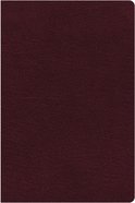 NIV Thinline Reference Bible Burgundy (Red Letter Edition) Bonded Leather