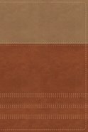 NIV Biblical Theology Study Bible Tan/Brown Indexed (Black Letter Edition) Premium Imitation Leather