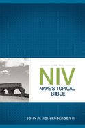 NIV Nave's Topical Bible Paperback