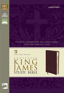 KJV Study Bible Large Print Edition Burgundy KJV Study Bible Large Print Edition Burgundy