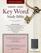 CSB Hebrew-Greek Key Word Study Bible Black Indexed (Red Letter Edition) Bonded Leather