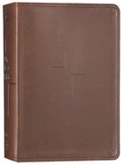 NIV the Jesus Bible Brown (Black Letter Edition) Premium Imitation Leather