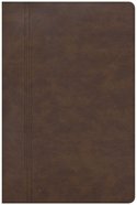 CSB Life Restoration Bible Brown Indexed Imitation Leather