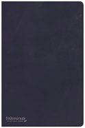 CSB Courage Devotional Bible Navy (Black Letter Edition) (In) Genuine Leather