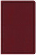 CSB Deluxe Gift Bible Burgundy (Red Letter Edition) Imitation Leather