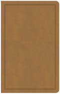 CSB Deluxe Gift Bible Tan (Red Letter Edition) Imitation Leather