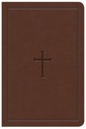 KJV Large Print Compact Reference Bible Brown (Red Letter Edition) Imitation Leather
