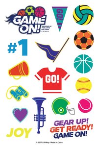 Theme Stickers (10 Sheets) (Vbs 2018 Game On! Series) Theme Stickers (10 Sheets) (Vbs 2018 Game On! Series)