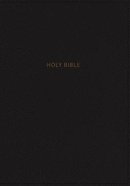 NKJV Deluxe Thinline Reference Bible Large Print Black (Red Letter Edition) Premium Imitation Leather
