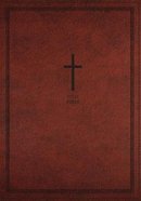NKJV Deluxe Thinline Reference Bible Large Print Red (Red Letter Edition) Premium Imitation Leather
