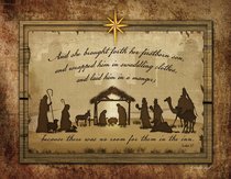 Christmas Boxed Cards: Nativity Silhouette, Scripture Christmas Boxed Cards: Nativity Silhouette, Scripture