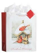 Christmas Gift Bag Large: Christmas Blessings Luke 2:14 NKJV (Incl Two Sheets Of Tissue Paper) Stationery
