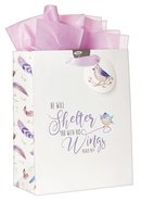Gift Bag Medium: He Will Shelter You With His Wings Stationery