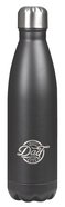 Water Bottle 500ml Stainless Steel: Best Dad Ever....Black/Silver (Vacuum Sealed) Homeware