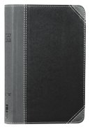 NIV Thinline Bible Compact Black/Gray (Red Letter Edition) Premium Imitation Leather
